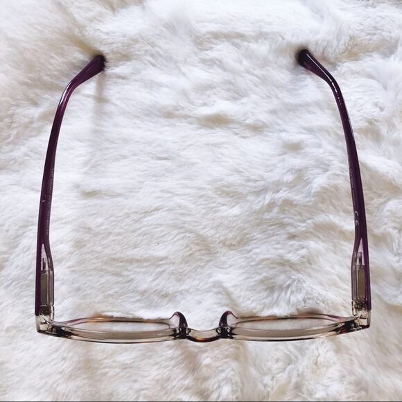 Lexi Purple & Brown Round Rim Reader Glasses - Picture 3 of 11